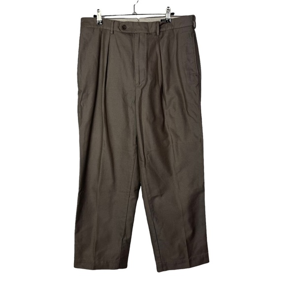 Daniel Cremieux Brown Straight Leg Dress Pants 35 X 30 - Picture 1 of 4